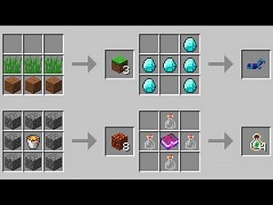 NEW CRAFTING TABLE RECIPES (Minecraft 1.13 Snapshot)
