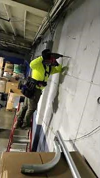 Installing a Pull Box & 2" EMT Conduit for Data Cabling Pathways