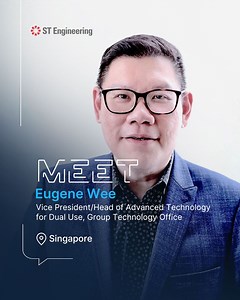 As the world of science and technology unveils breakthroughs every day, we're harnessing these advancements to address real-world challenges. 🌎 Meet Eugene Wee, Vice President/Head of Advanced Technology for Dual Use, Group Technology Office, who collaborates with stakeholders to assess advanced technologies and pursue groundbreaking solutions that create value for our businesses and customers. ➡️ Read more: https://tinyurl.com/3cnc8yva ➡️ Join us to be part of something great: https://tinyurl.
