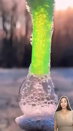 5.4K views · 98 reactions | Witnessing Fascinating Natural Phenomenon: Blow Bubbles Outdoor In Cold Weather. | Synopsis of Life | Facebook