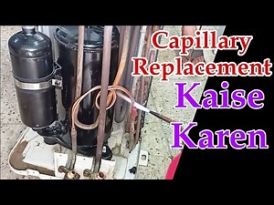 Split Ac Capillary Tube Installation Without Drier Filter