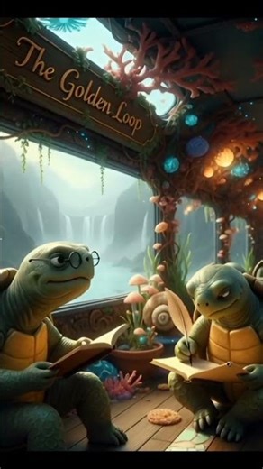 when turtle become a train #shorts #animation