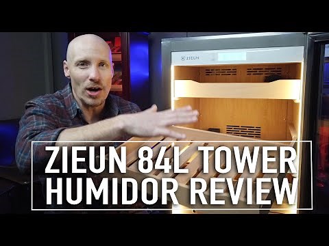 Zieun 84L Electric Tower Humidor Review