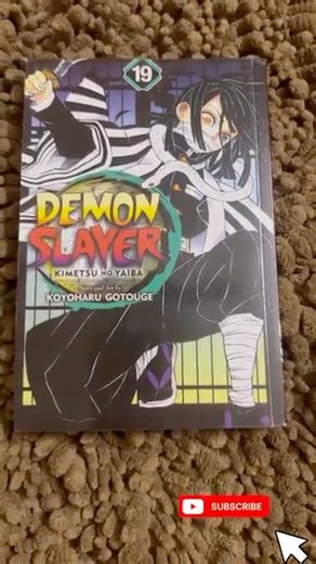 Demon slayer manga : volume 19 #Shorts ￼￼