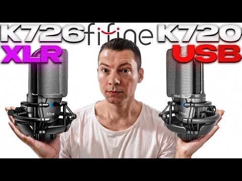 FIFINE K720 and K726 Microphones: Surprising! Review, comparison, and improvements.