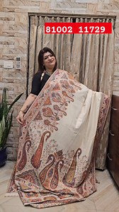 Pure pashmina kanni silk 81002 11729 what's app number | Shreyasti Boutique