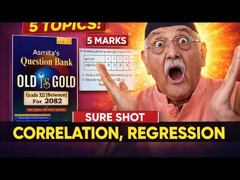 ए जाठो कति सजिलो 😂“NEB Class 12 Math: Correlation & Regression Easy Trick 🚀