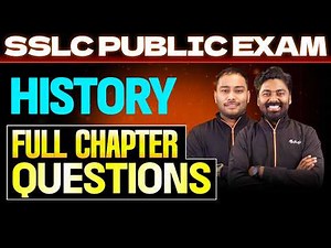 SSLC History | Full Chapter Questions | Eduport