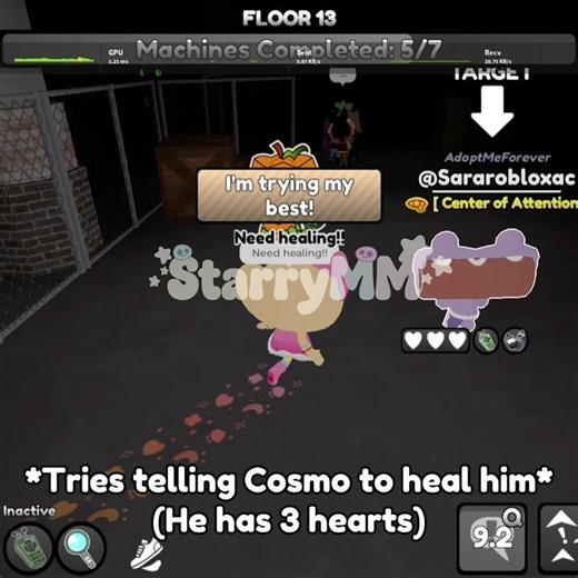 WHEN COSMO GOES AFK AND DOESN'T HEAL IN DANDY'S WORLD #roblox #update #dandysworld