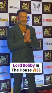 5.7K views · 102 reactions | Bobby Deol The Red Carpet Of Big Impact Awards 2025. ✨ #bobbydeol | Bollywood Now | Facebook