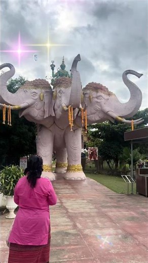 #วัดพระสาน #10july2025 [话题]#ลอดท้องช้างสามเศียร #旅行最美风景照[话题]## #早安心语[话题]# #分享我的日常[话题]#