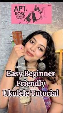 "ROSÉ & Bruno Mars - 'APT.' Easy 4-Chord Ukulele Tutorial | Beginner-Friendly Lesson"