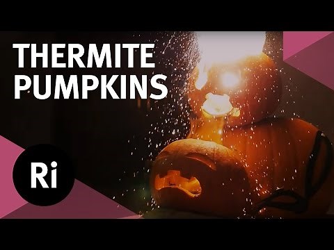 Exploding Thermite Pumpkins! Halloween Science