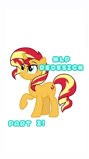 SUNSET SHIMMER REDESIGN!! #mlp #mlpfanart #sunsetshimmer #sunsetshimmerredesign #mlpredesign