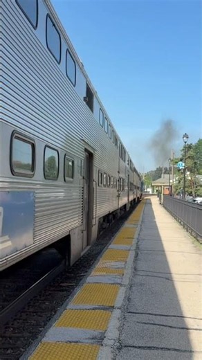Inbound Metra Train #36 With 2 Different Ad Wrap Cars Back To Back At Glen Ellyn On June 10, 2026