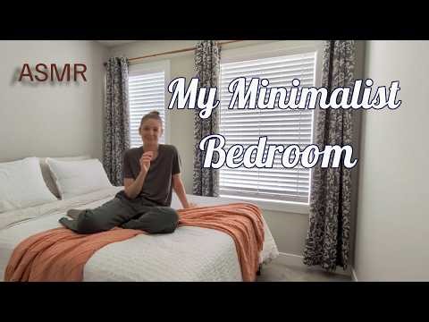 My Minimalist Bedroom Sanctuary | Cozy Room Tour (ASMR)