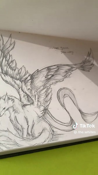 Finally i can draw the wings well.. #fypシ #fyp #dragonpuppeter #fyppppppppppp #oc #trend