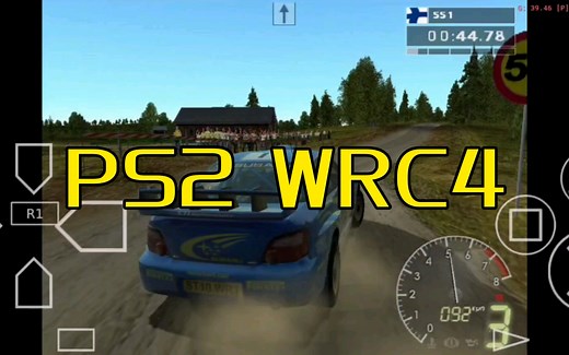 PS2 WRC4 aethersx2 模拟器测试