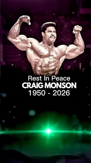 CRAIG MONSON | Rest In Peace: The Black Hercules (1950-2026).