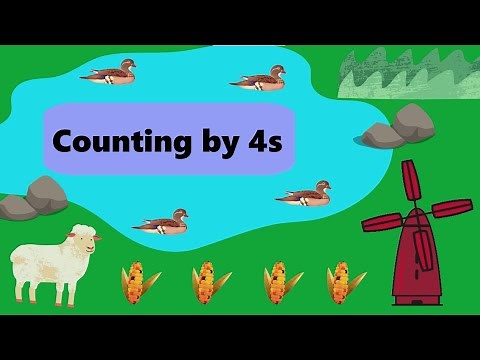 4 Times Table Song | Count by fours | Multiplication Song 4 | Mathically Genius