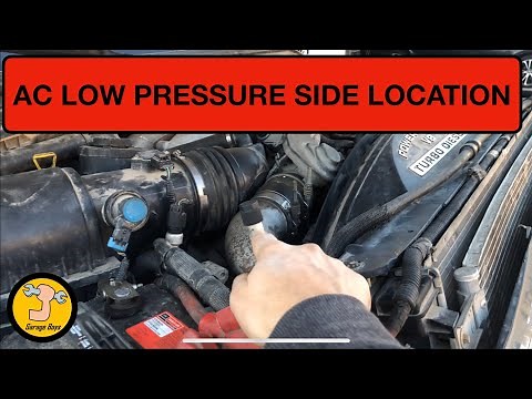 where to charge AC on F-350 turbo diesel power stroke