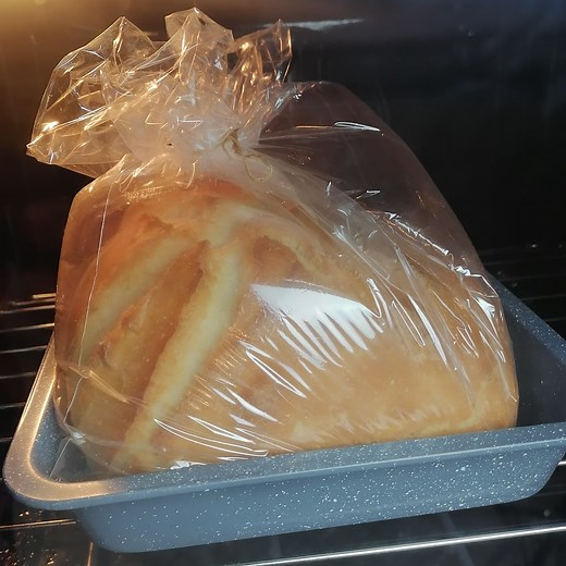 Avez-vous déjà fait cuire du pain dans un sac⁉️ La recette du pain la plus simple avec seulement 4 ingrédients 👌❤️😋 | Recette express et inratable