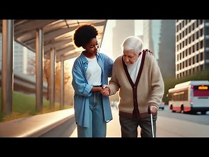 Young Black Girl Helps Elderly White Man– What Happens Next Will Leave You in Tears!