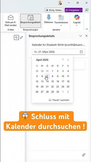 👀 Besprechungsdetails in OneNote! #onenote