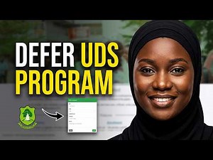 UDS Admission: How To Defer Programme