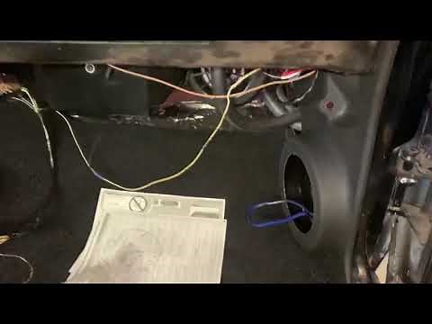 1970 Chevelle retro sound kick panels installation