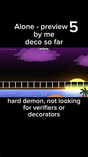 ITS BACK | Alone by me, a geometry dash level featuring the song alone by marshmello | geometry dash is a rythym-based sidescroller where you avoid obstacles and hazards to reach the finish line #gd #geometrydash #marshmello #nostalgia #geometrydashlevel @n3 [🇮🇩] @23jabeln @sylve @Leopard Kub @204L_GD @yuri