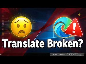How to Fix Translate Not working in Microsoft Edge