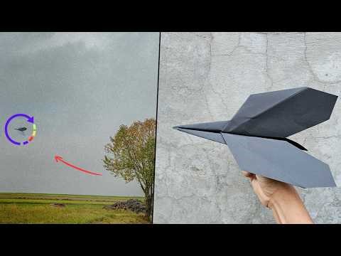 How to make a rocket paper airplane step by step | flying super rocket