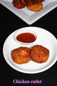 chicken cutlets recipe | chicken patties - Yummy Indian Kitchen