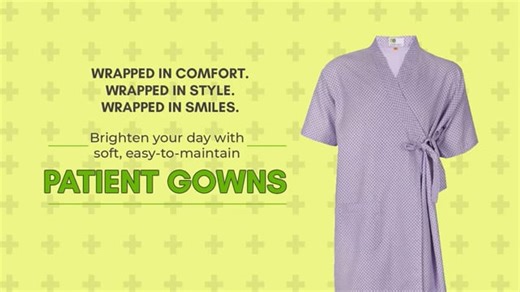 Comfortable Patient Gown for Hospitals Uniform Craft
