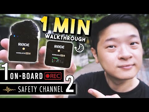 On-Board Recording & Safety Channel QUICK GUIDE | Rode Wireless Go ii