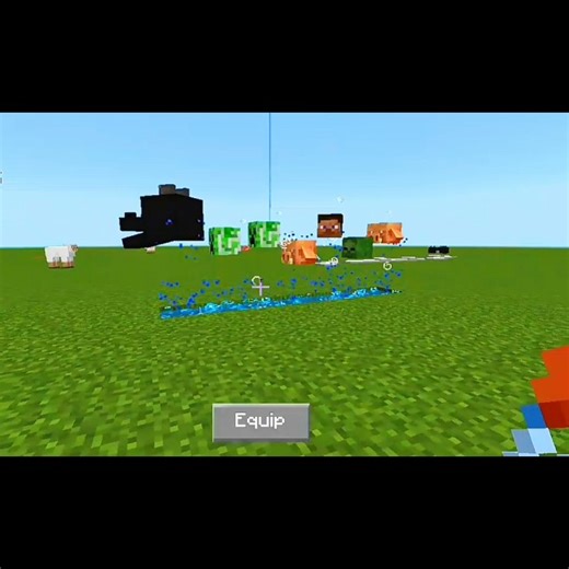 Minecraft Invisible Mob Heads Build Hack 🤯 #shorts #viral