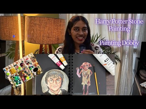 Harry Potter Painting Series❤️| Who is Dobby? His Story😱 + My painting Process | Lets Talk✨Tamil