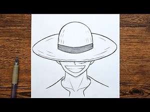 How to draw Luffy | Monkey D. Luffy step by step | easy One Piece drawing