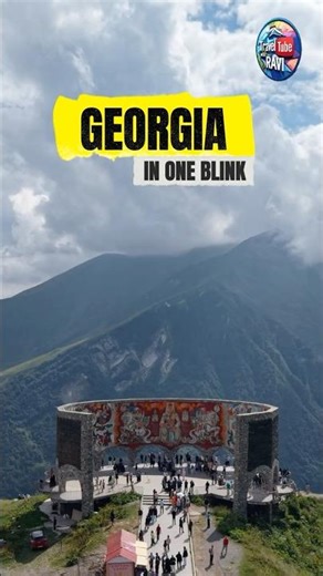 Georgia in one blink #travelwithravi #georgia #travel