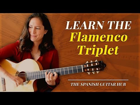 How to play the flamenco triplet (abanico) - guitar lesson