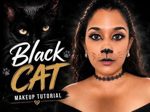 EASY Black Cat Energy Makeup Tutorial 🐾 (Sultry Siren Eyes)