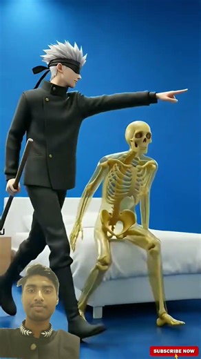 Gojo trains you to do pull-ups for 30 days 😱 #rkfact #shorts