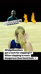 #PaigeBueckersgot a tech for clapping??When clapping is more dangerous than hard fouls! 🙄 #dallas #wings #wnba #wnbadrama #wnbahighlights #wnbaheat #baksetball #fbreelsfypシ゚viralfbreelsfypシ゚viral | VEGA$ BOUND