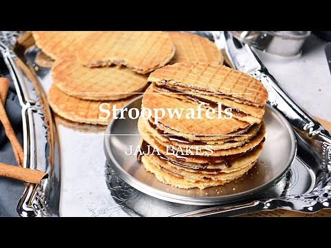 Homemade Dutch Stroopwafels (Syrup Waffles) | Jaja Bakes