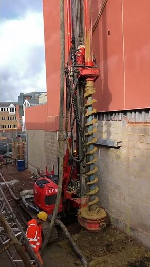 CFA piling works