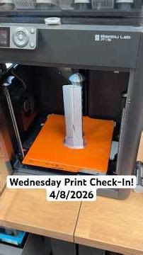 Wednesday Print Check-In! 4/8/2026 ‪@ElegooOfficial‬ ‪@BambuLab‬
