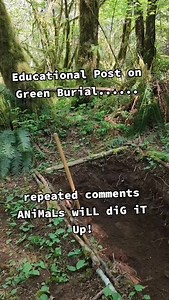 Why Don’t Animals Dig Up Green Burial Graves? Because nature knows how to protect its own. Here's why scavengers stay away: 1. Burial Depth Bodies are placed about 3 feet underground—deeper than most animals will dig. 2. Dead Meal = Low Interest To wildlife, it’s not fresh. It takes effort to dig and offers little reward. 3. Wrapped in Nature Shrouds or biodegradable caskets contain scent and break down gradually, nothing flashy to attract attention. 4. Compacted Soil & Native Plants The grave i