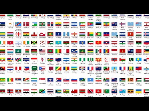 List of 204 Flags and Country Names #204 Countries on Earth