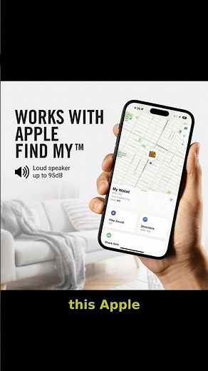 Never lose your wallet again! The Ridge Wallet Tracker Card works seamlessly with Apple Find My to k